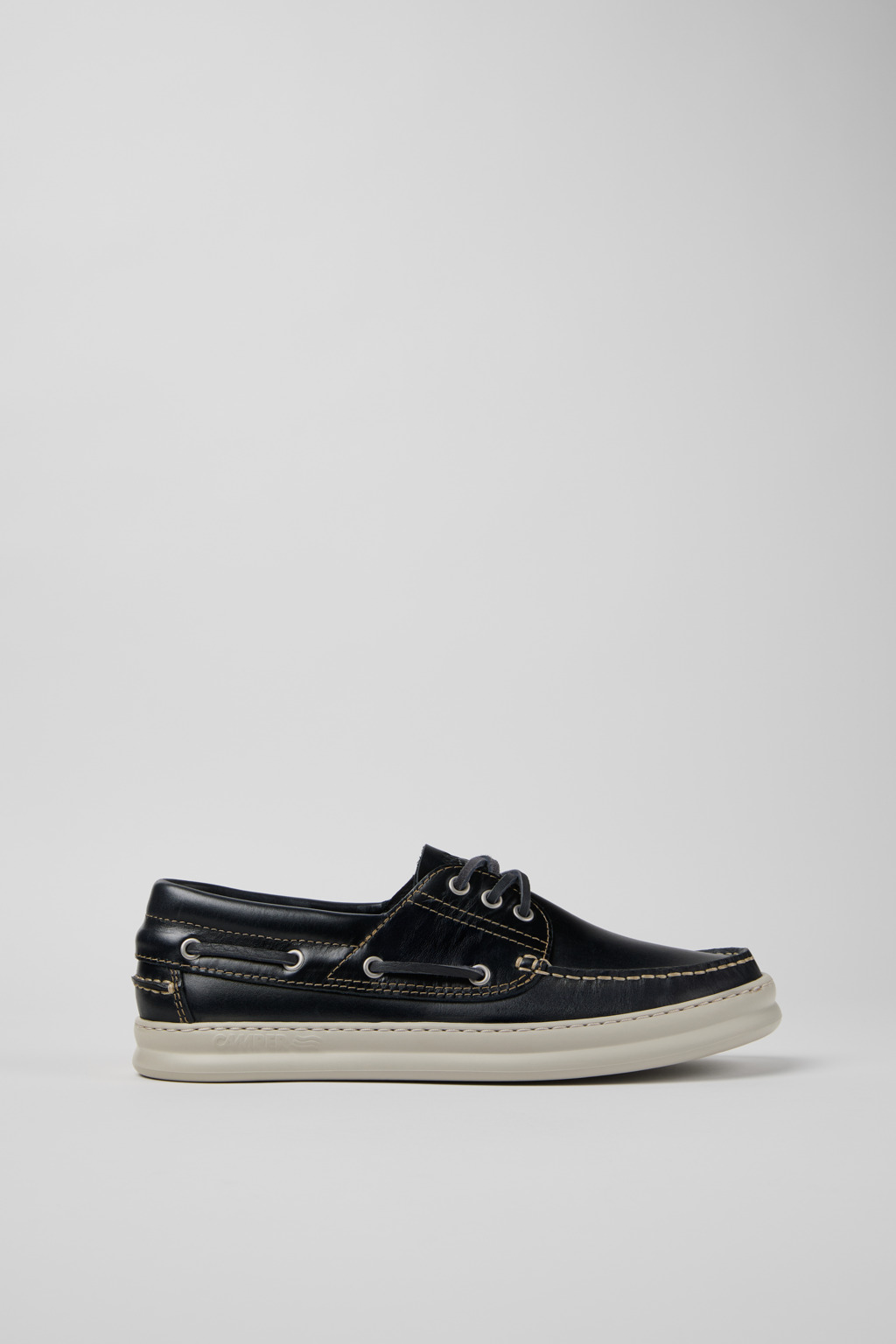 Runner Blue Nubuck Moccasin Shoes for Men. - Image 2