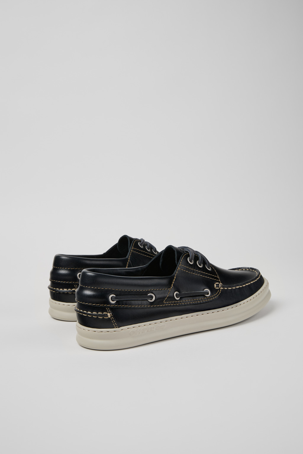 Runner Blue Nubuck Moccasin Shoes for Men. - Image 3