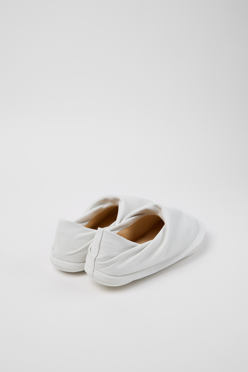 Camper x ISSEY MIYAKE - Peu Form White Leather Men's Shoes. - Image 3