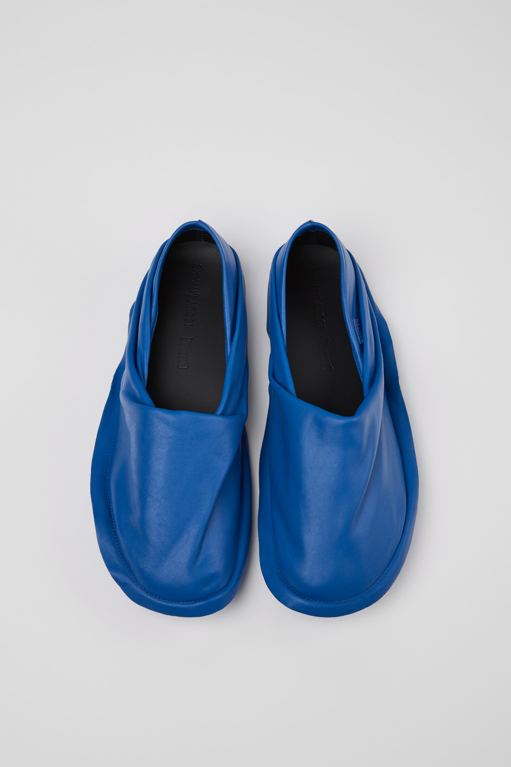Camper x ISSEY MIYAKE - Peu Form Blue Leather Men's Shoes. - Image 4