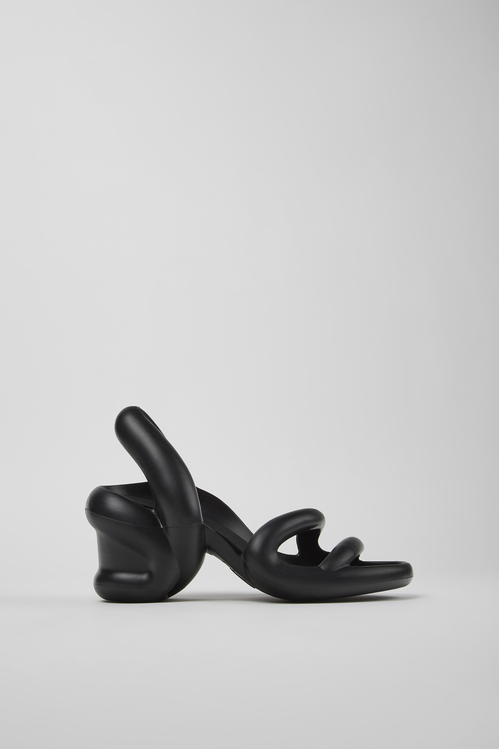 Kobarah Black Sandals for Women. - Image 2