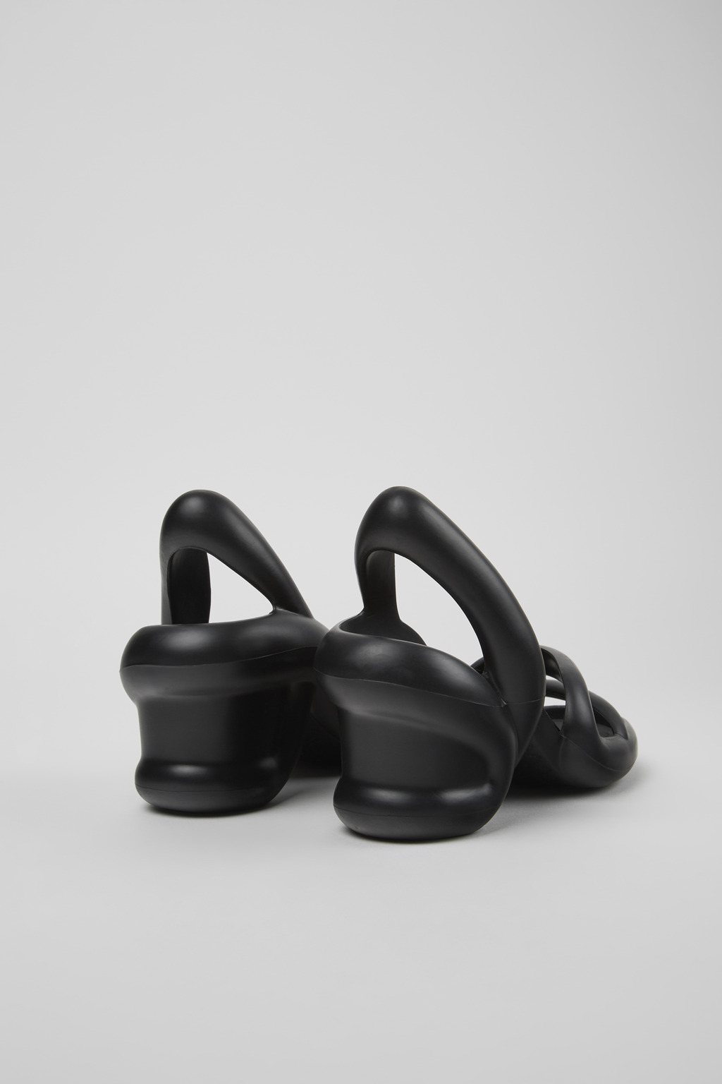 Kobarah Black Sandals for Women. - Image 3