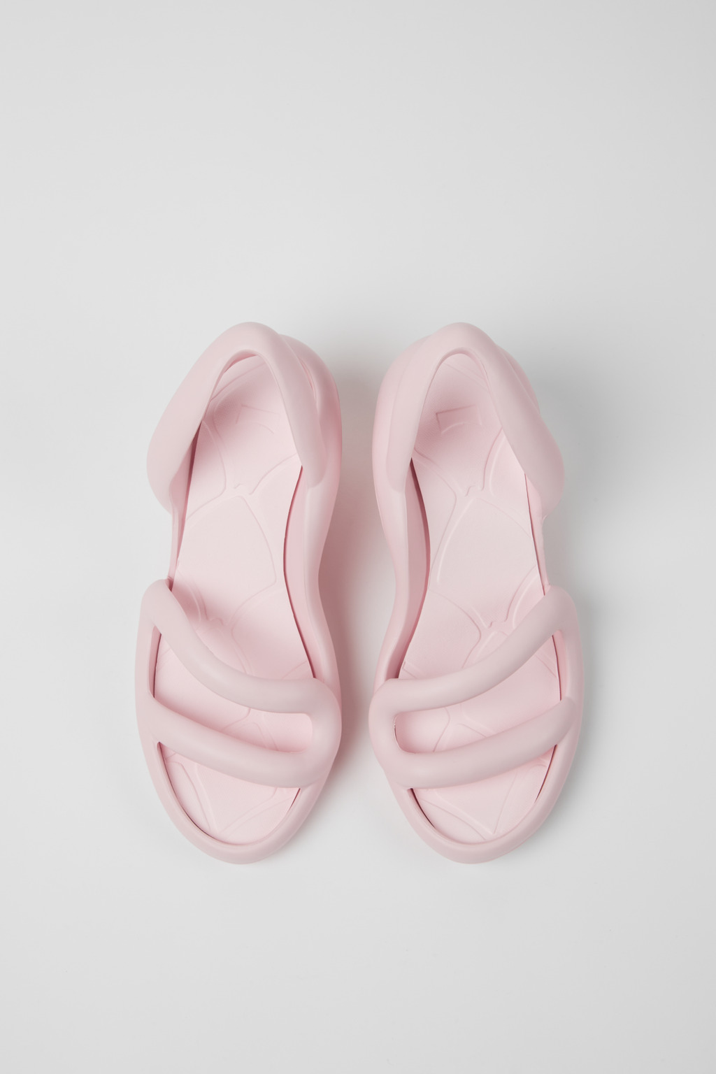 Kobarah Pastel Pink unisex sandals - Image 4
