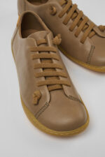 Peu Brown Leather Shoes for Women