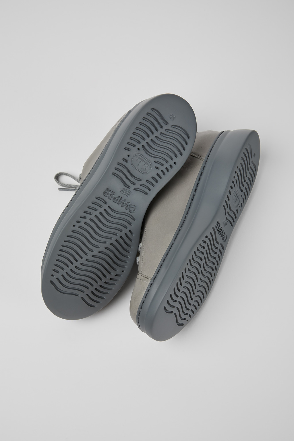 Runner Up Grey leather sneakers - Image 5