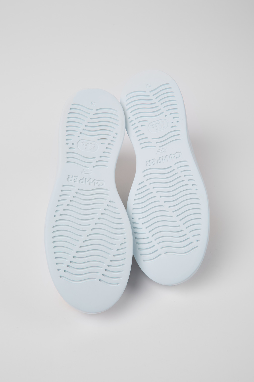 Twins White printed leather sneakers for women - Image 5