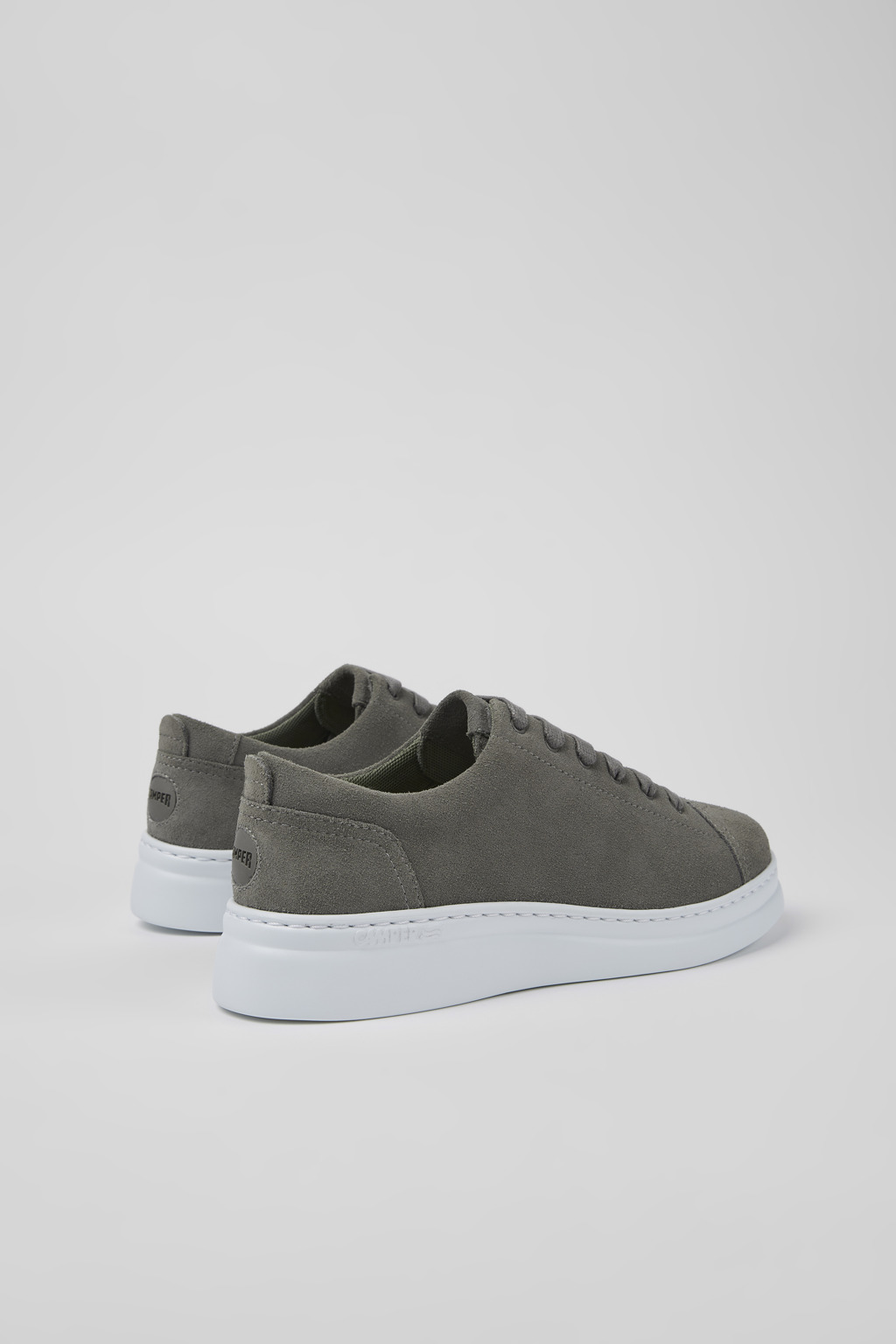 Runner Up Gray nubuck sneakers for women - Image 3