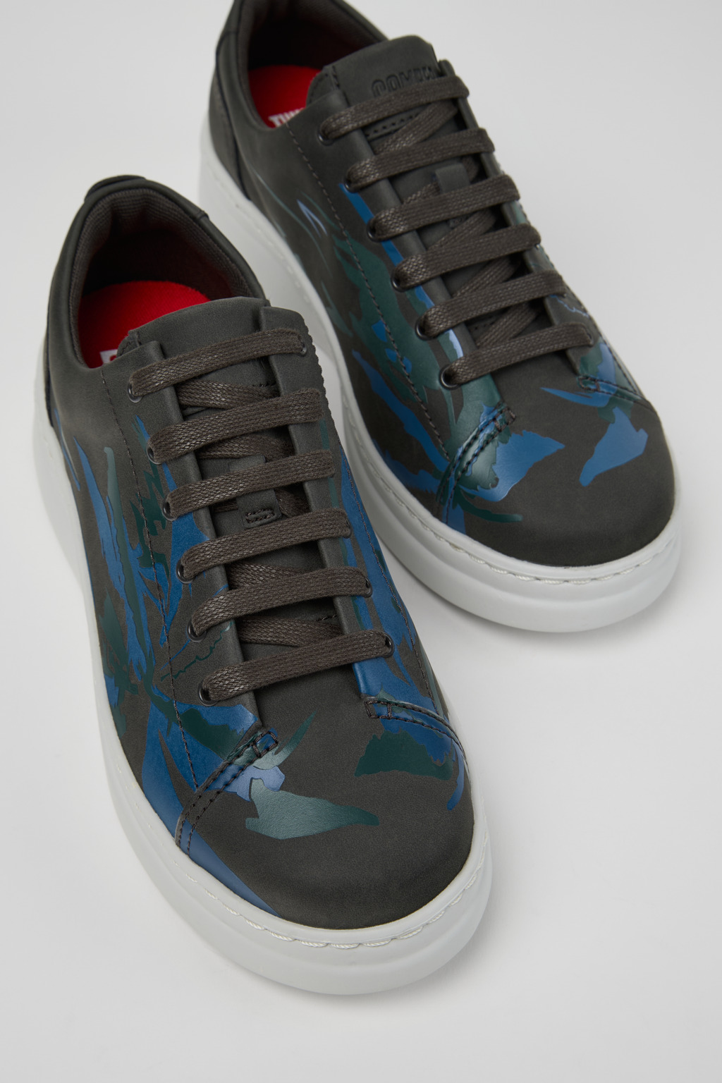 Twins Multicolor Recycled Leather Sneakers for Women.