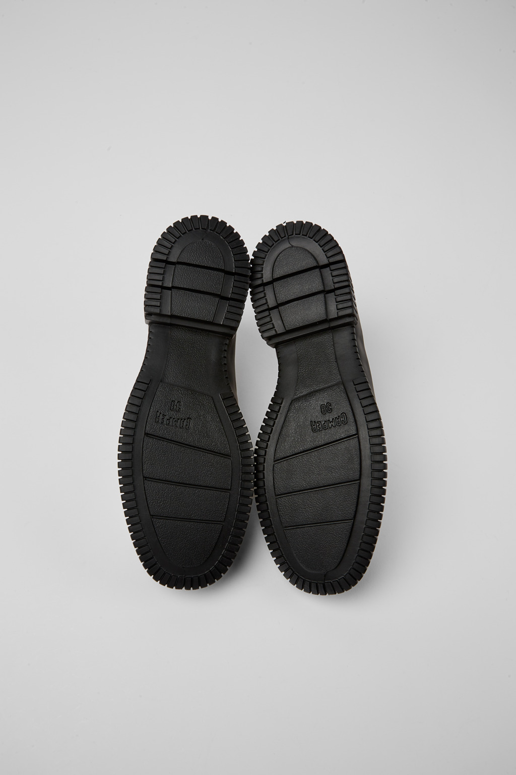Pix White and black leather lace-up shoes - Image 5