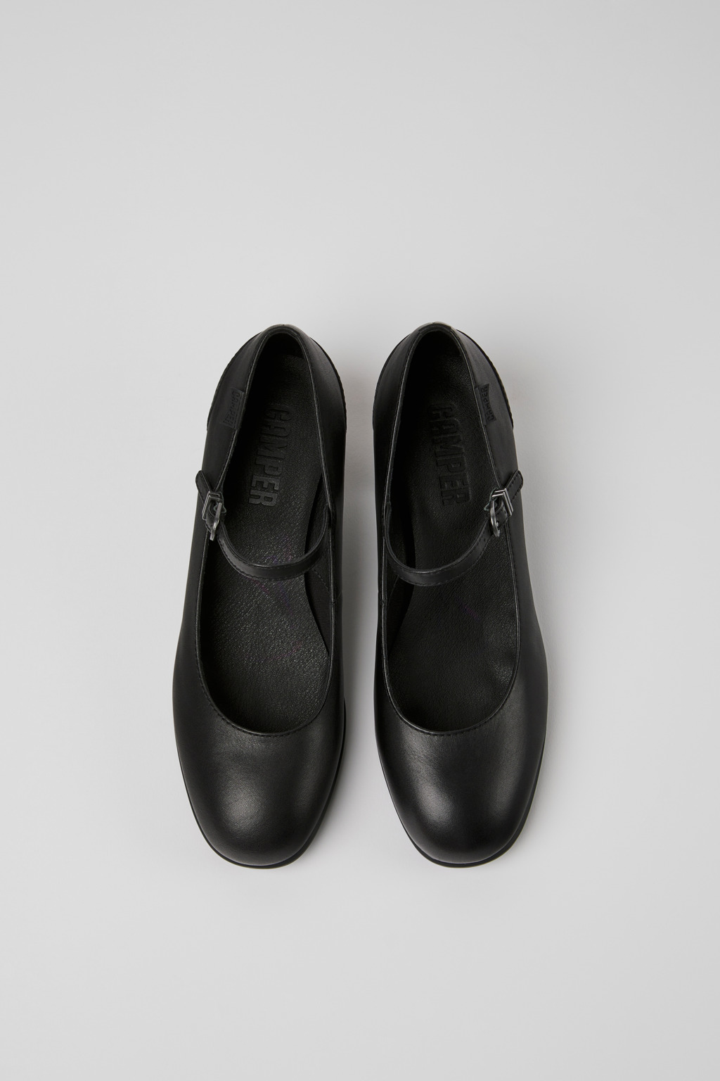 Katie Black Leather Shoes for Women. - Image 4