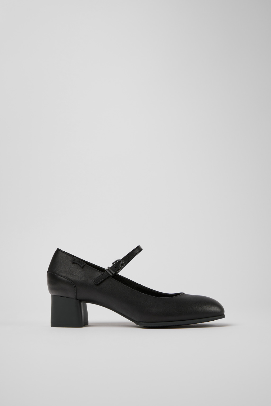 Katie Black Leather Shoes for Women. - Image 2