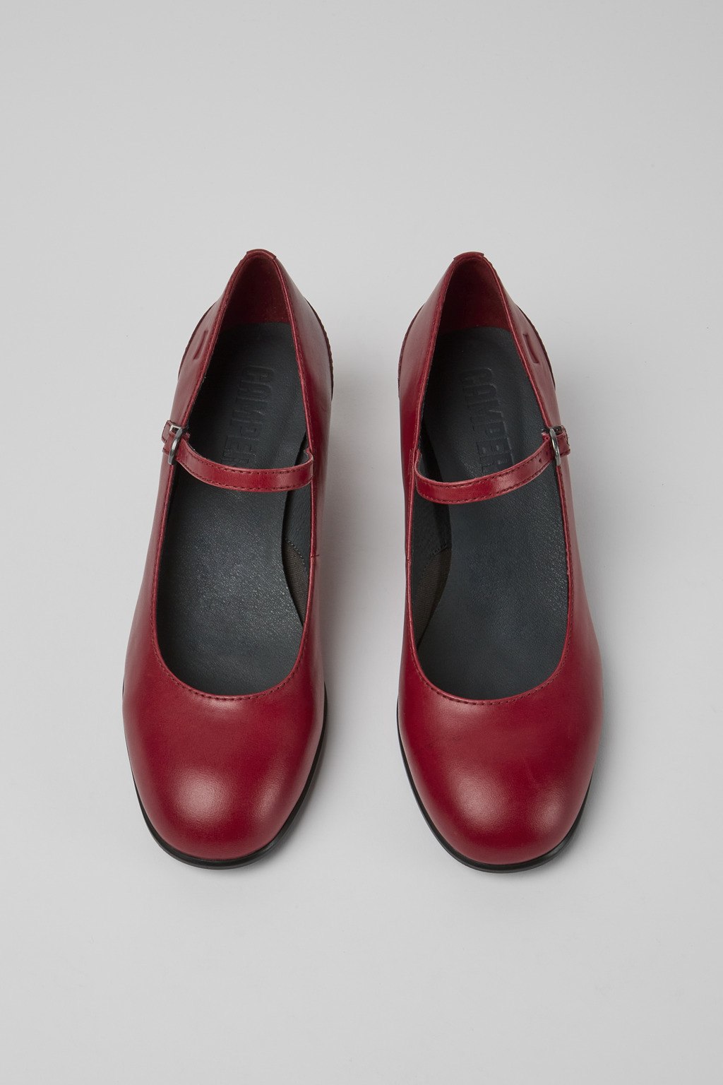Katie Red Leather Shoes for Women. - Image 4