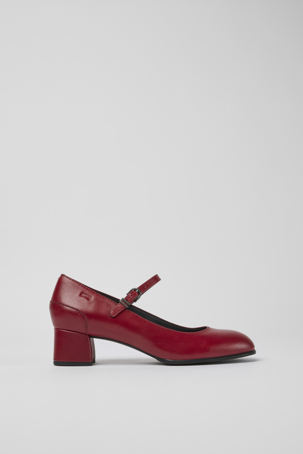 Katie Red Leather Shoes for Women. - Image 2