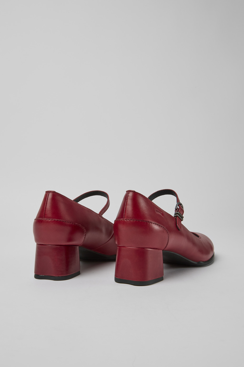 Katie Red Leather Shoes for Women. - Image 3
