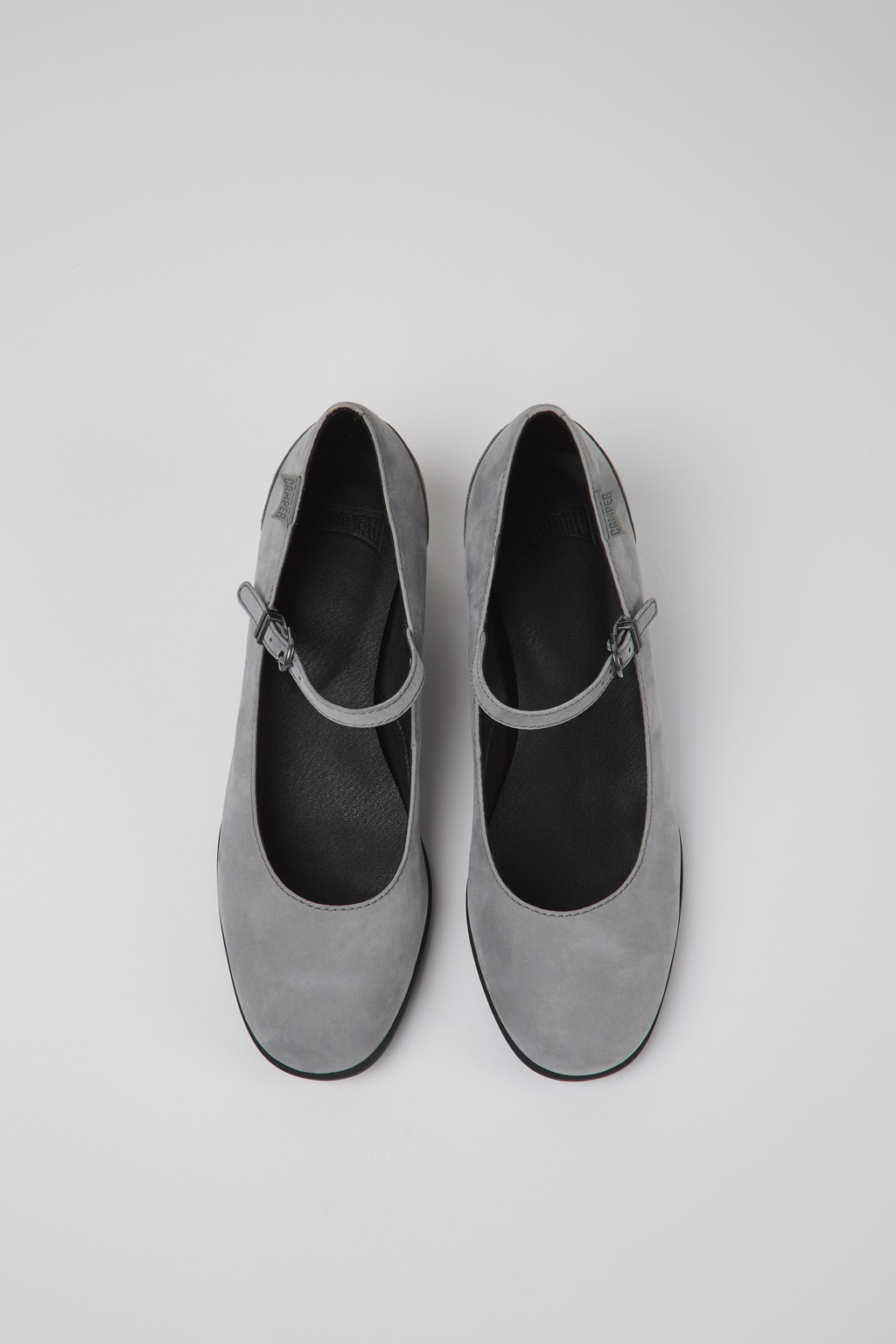 Katie Gray nubuck Mary Jane heels - Image 4
