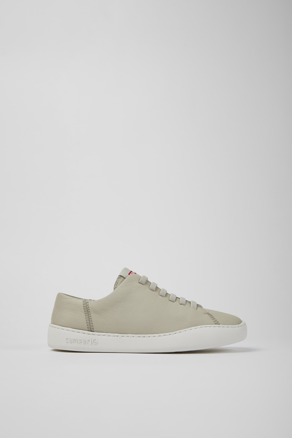 Peu Touring Gray leather sneakers for women - Image 2