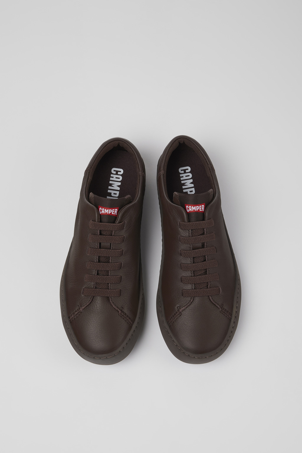 Peu Touring Burgundy leather sneakers for women - Image 4