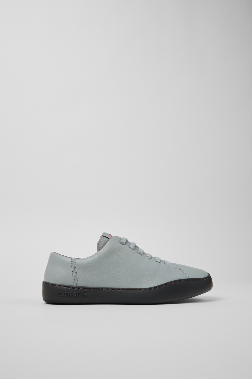Peu Touring Gray Leather Sneaker for Women. - Image 2