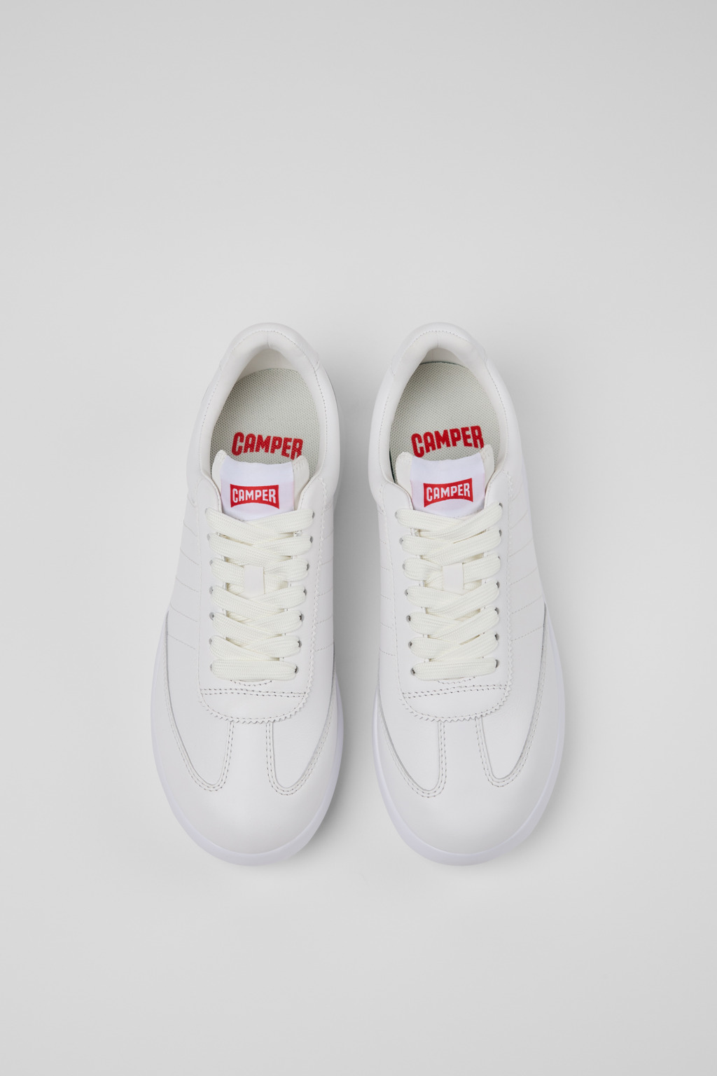 Pelotas XLF White Leather and Textile Sneakers for Women. - Image 4