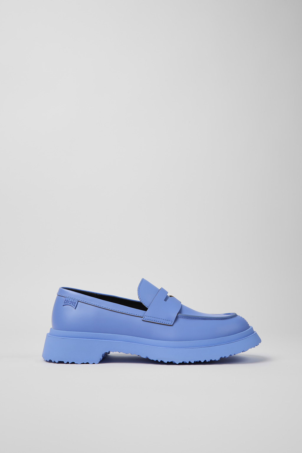 Walden Blue leather loafers for women - Image 2