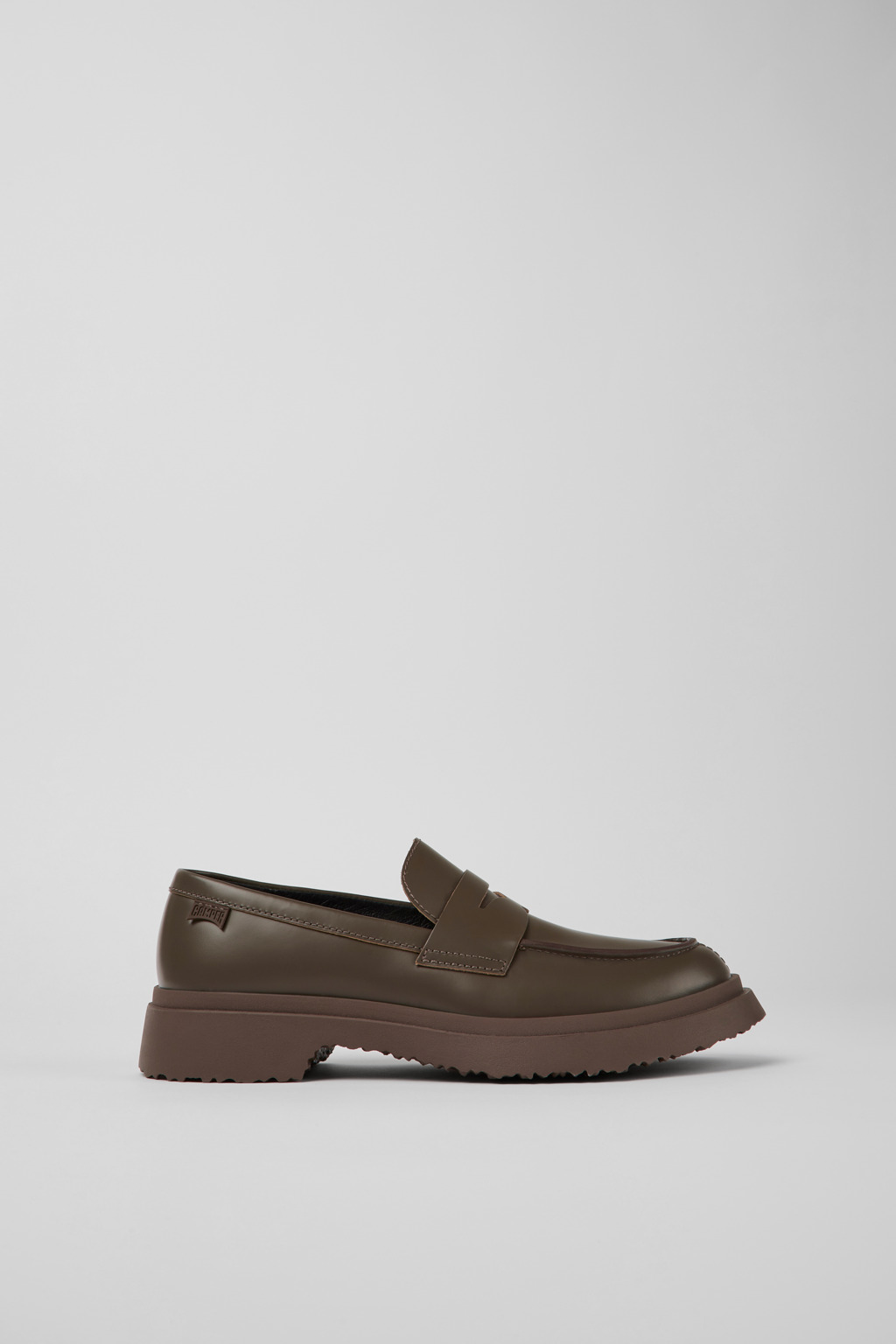 Walden Brown leather loafers for women - Image 2