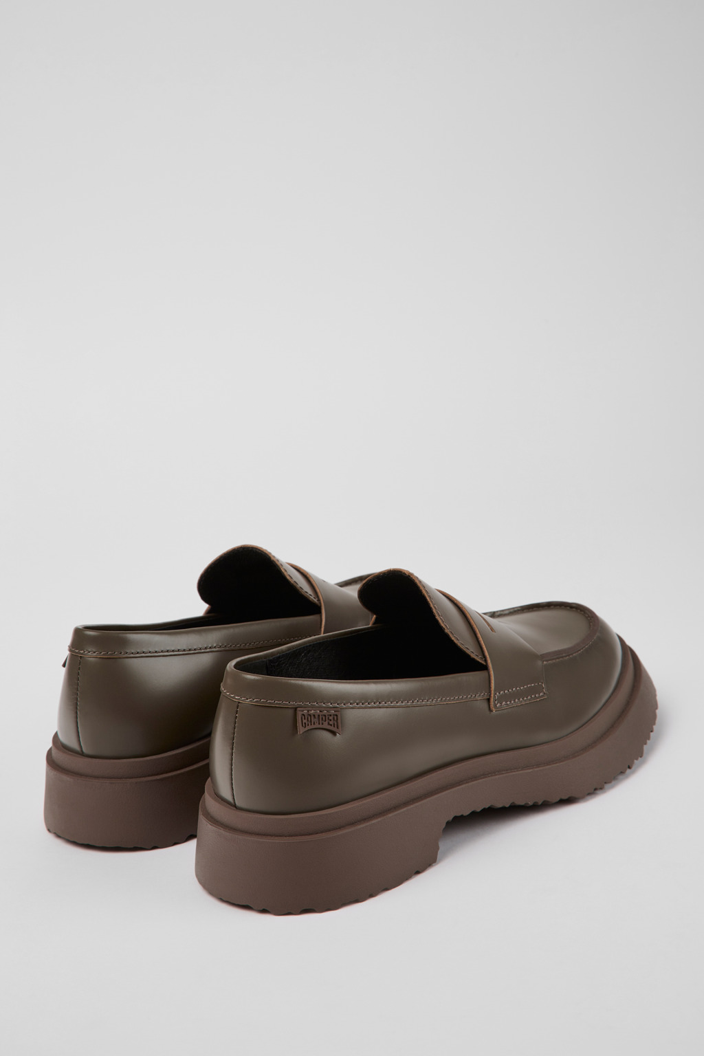 Walden Brown leather loafers for women - Image 3