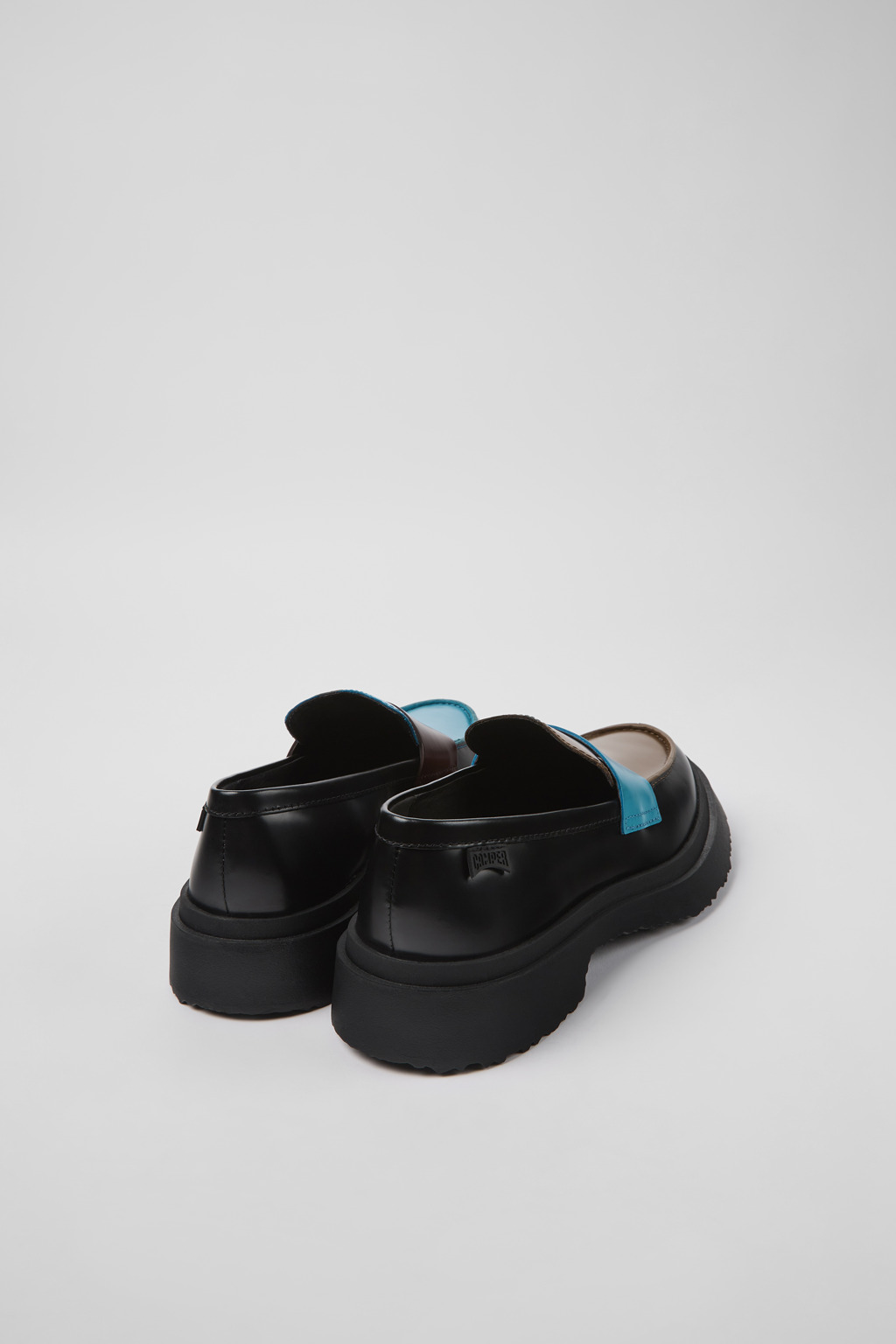 Twins Multicolored leather loafers for women - Image 3