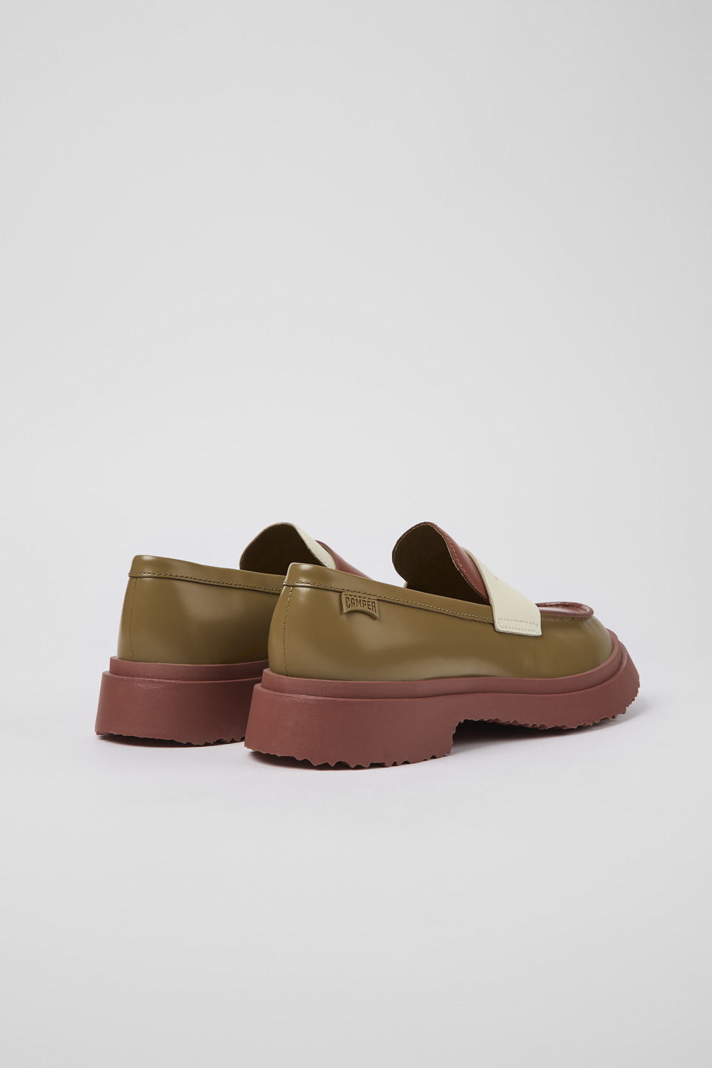 Twins Multicolored Leather Loafer for Women - Image 3