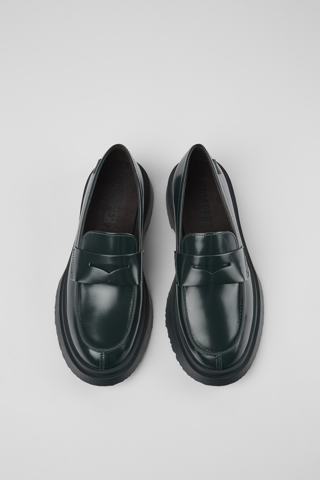 Walden Green leather loafers for women - Image 4