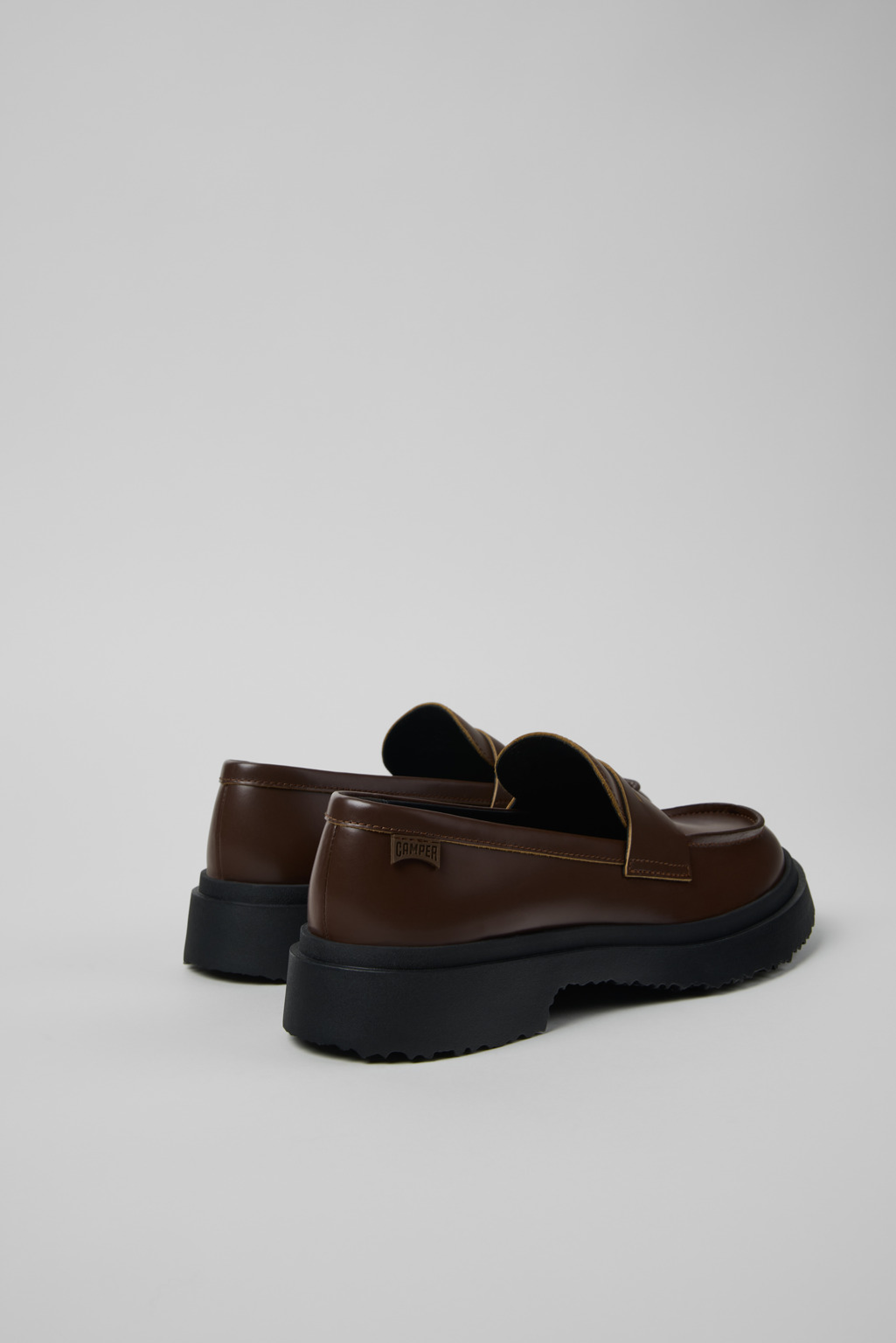 Walden Brown Leather Moccasins for Women. - Image 3