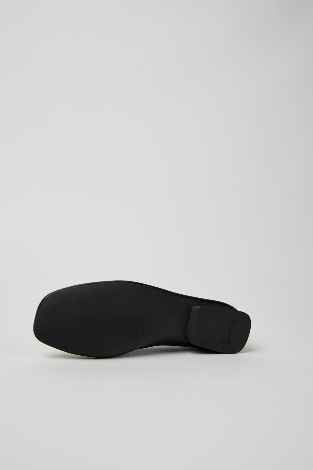 Casi Myra Black Leather Ballerinas for Women. - Image 5