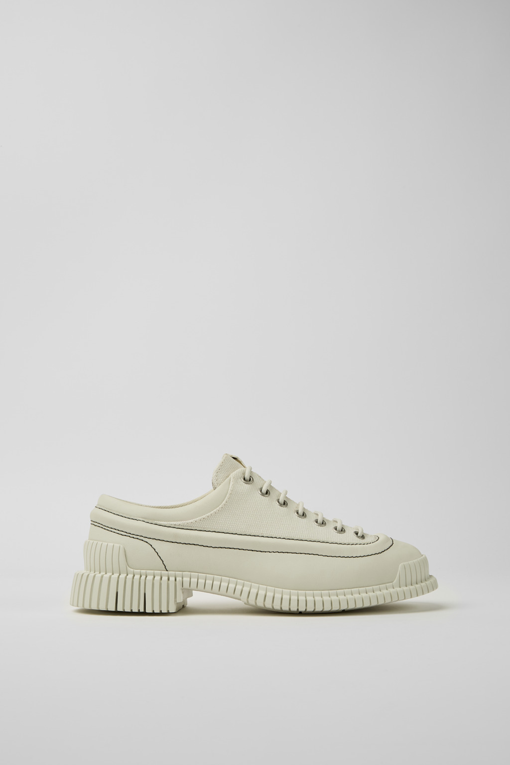 Pix White lace up shoes - Image 2