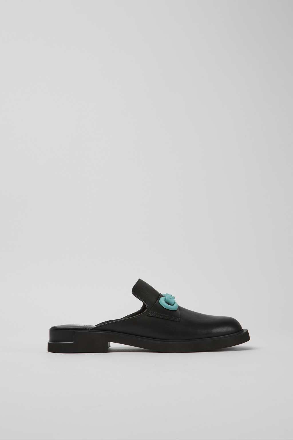 Twins Semiopen black leather shoes - Image 2