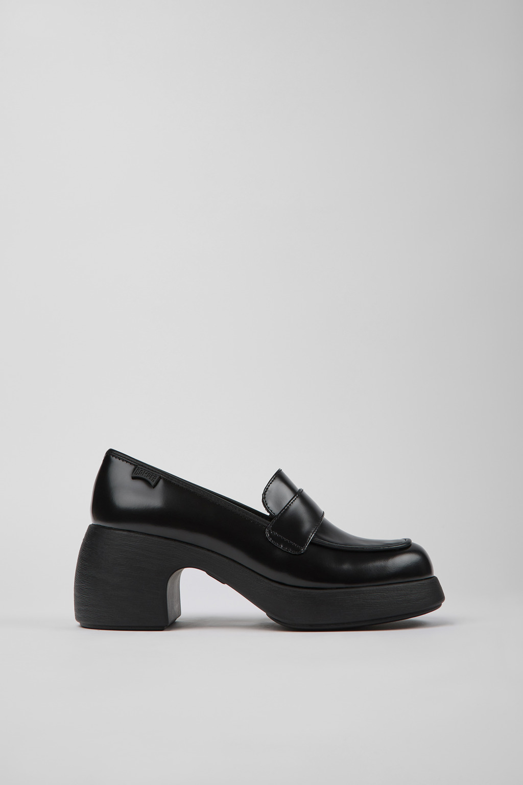 Thelma Black leather shoes for women - Image 2