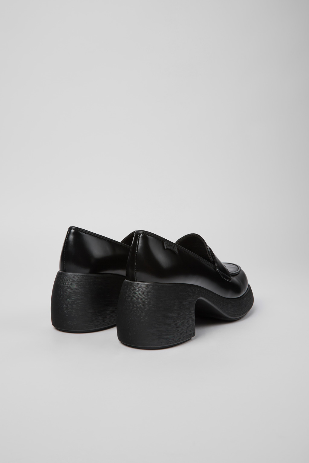 Thelma Black leather shoes for women - Image 3