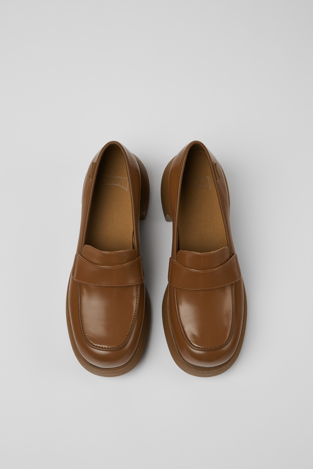 Thelma Brown leather shoes for women - Image 4