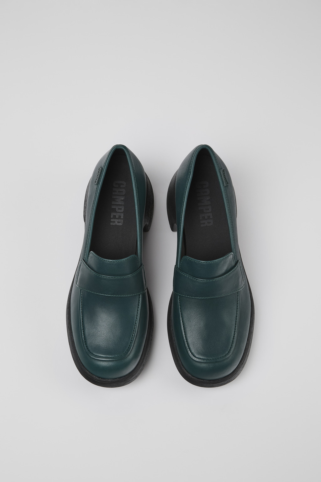 Thelma Green Leather Loafer for Women - Image 4