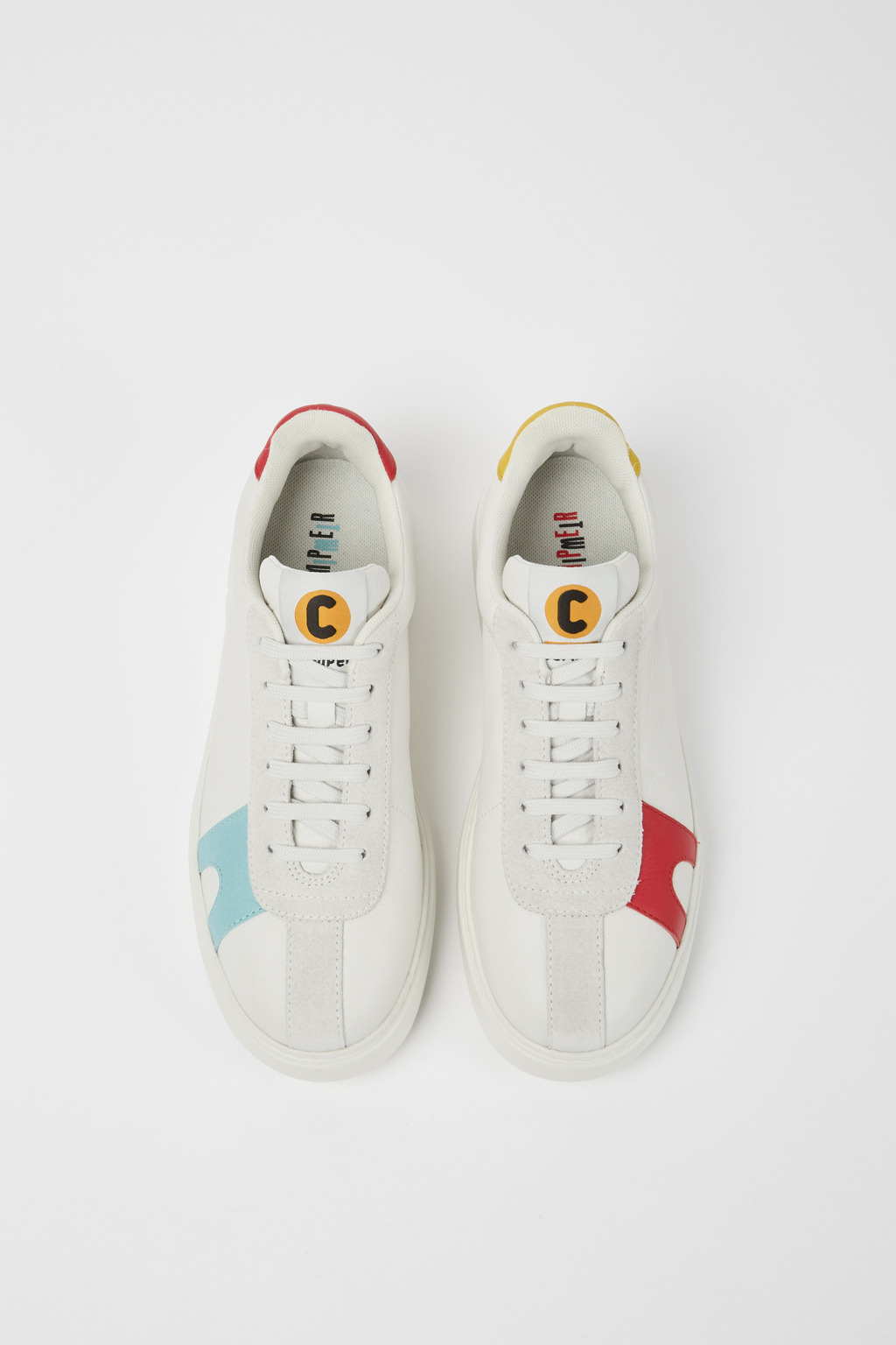 Twins White suede and leather sneakers - Image 4