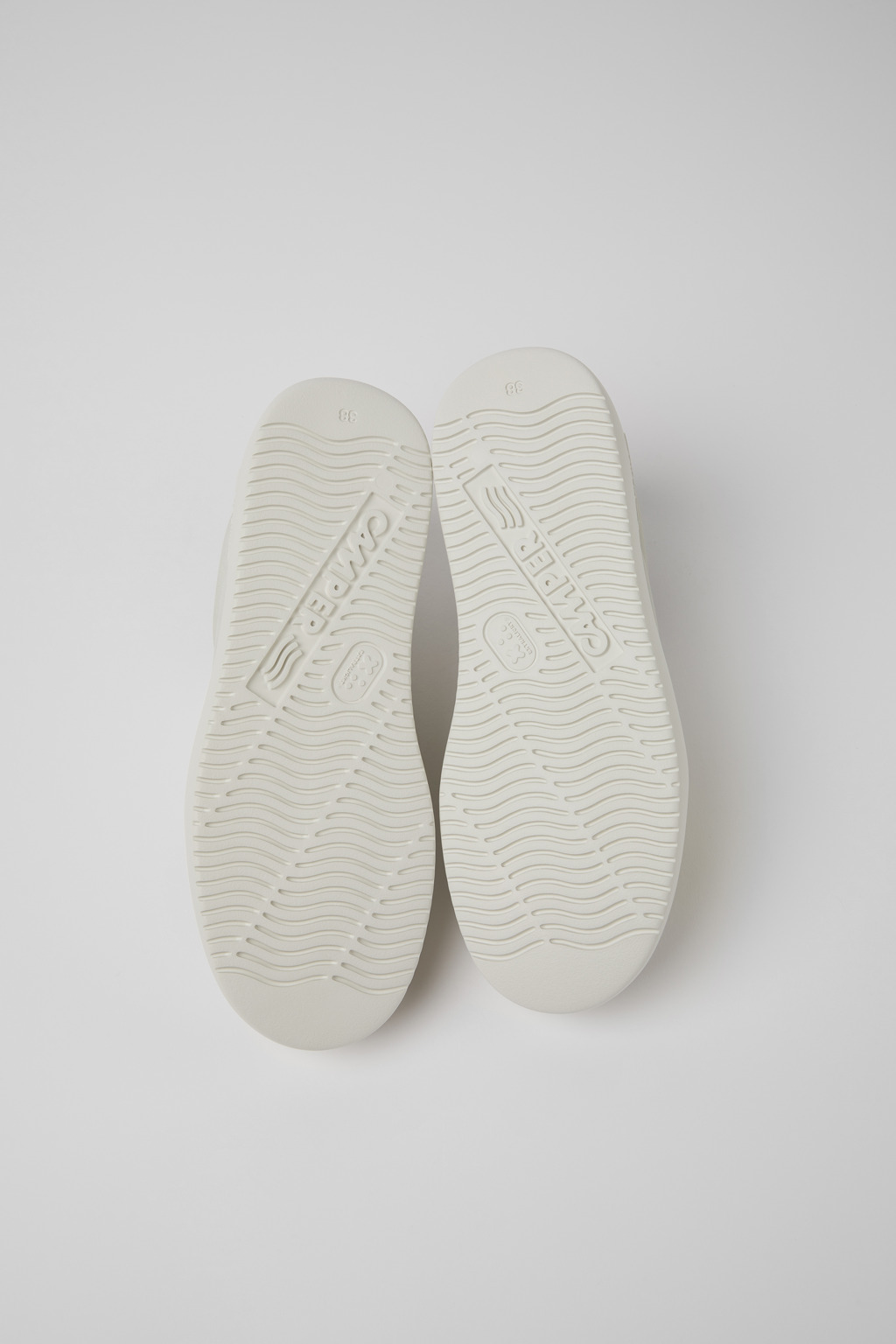 Runner K21 White non-dyed leather and nubuck sneakers for women - Image 5
