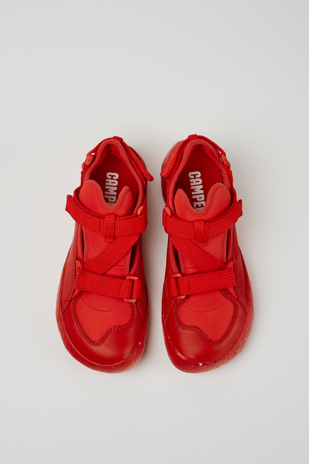 Peu Stadium Red semi-open sneakers for women - Image 4