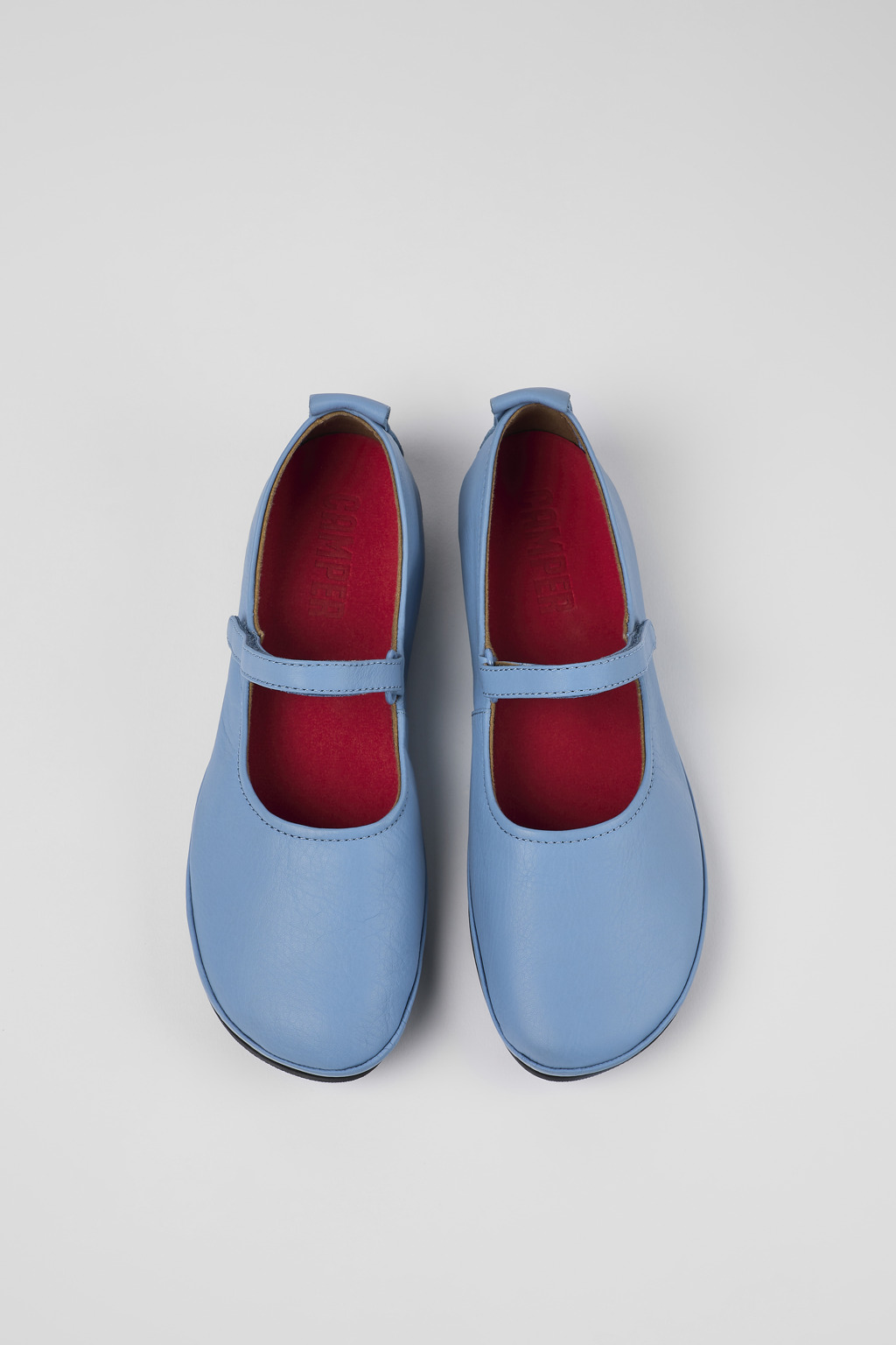 Right Blue Leather Mary Jane for Women - Image 4