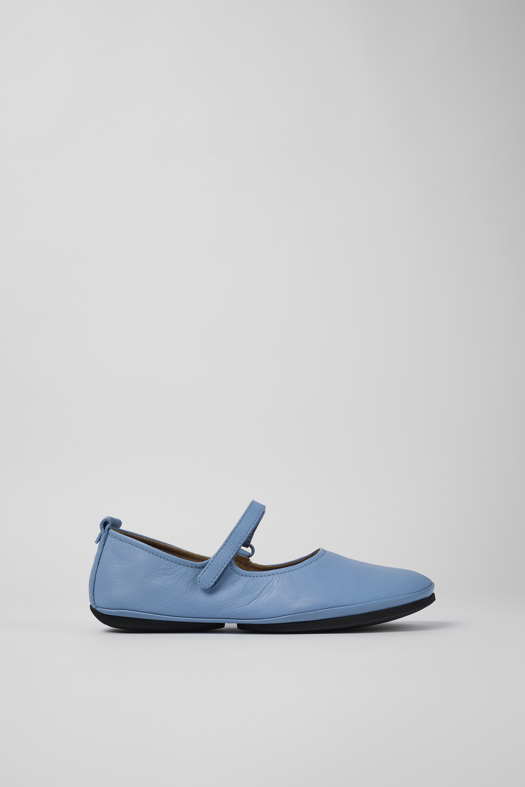 Right Blue Leather Mary Jane for Women - Image 2