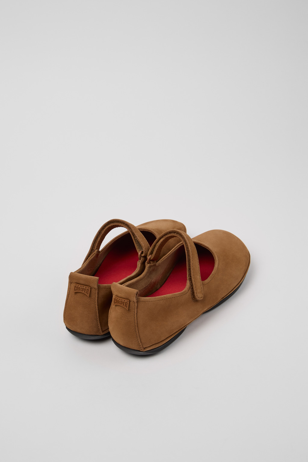 Right Nina Brown Nubuck Shoes for Women. - Image 3