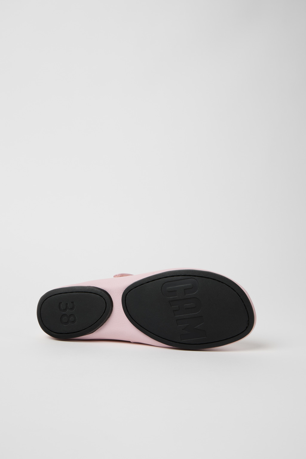 Right Nina Pink Leather Ballerinas for Women. - Image 5