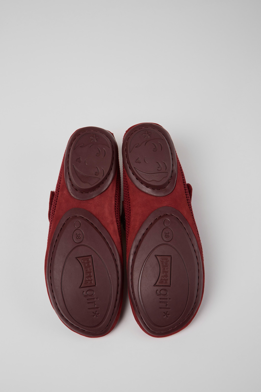 Right TENCEL® Burgundy TENCEL® Lyocell and nubuck shoes for women - Image 5