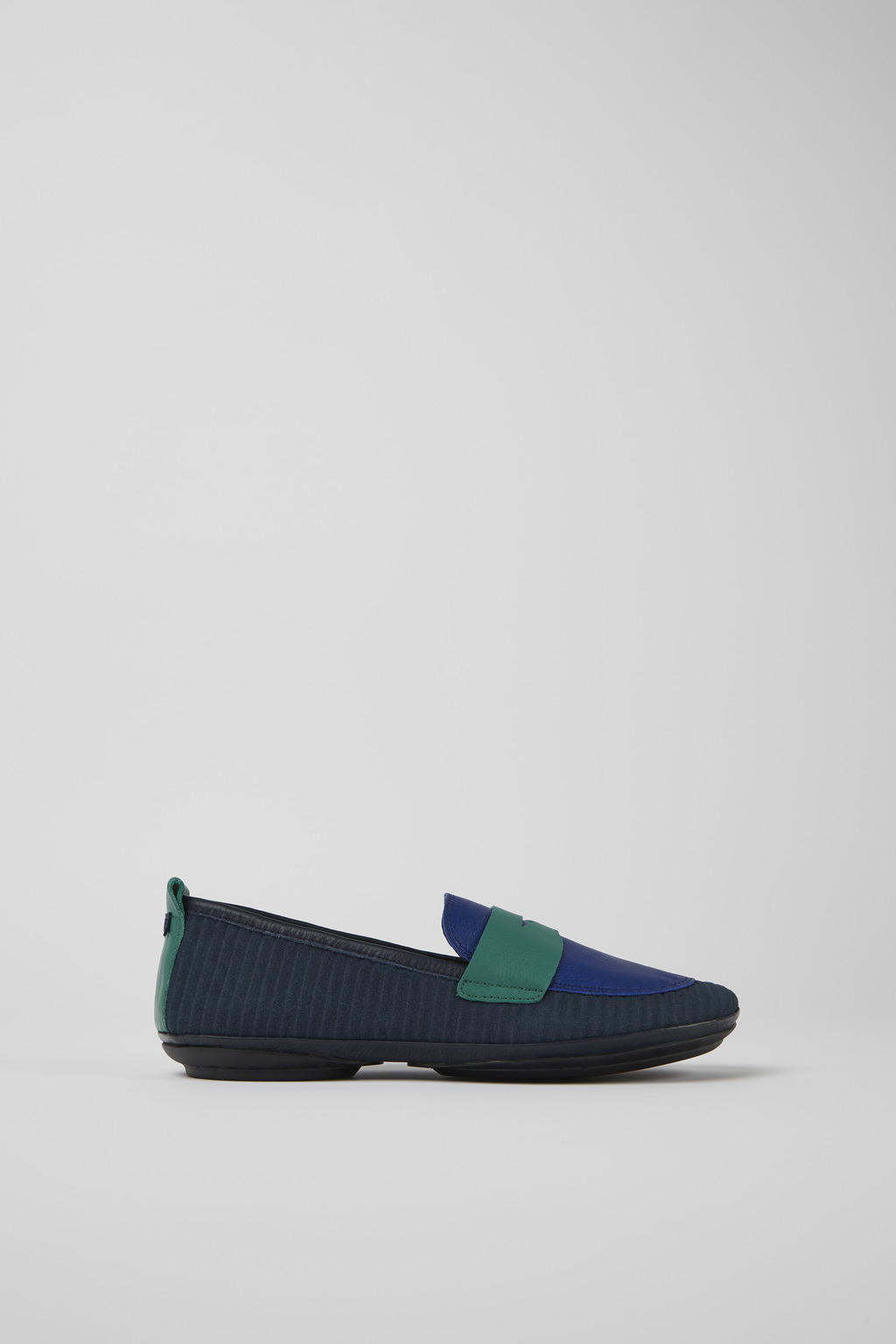 Twins Blue and green recycled leather shoes for women - Image 2