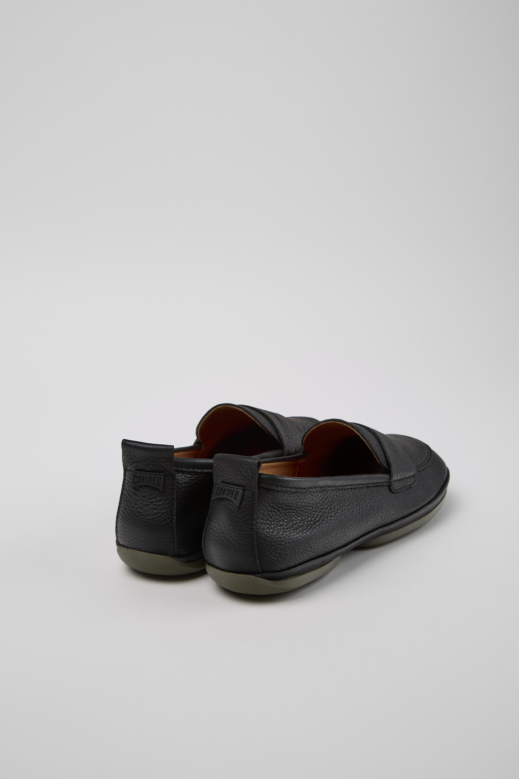 Right Black Leather Women's Shoe. - Image 3