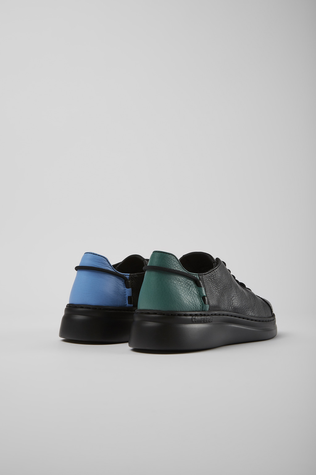 Twins Black leather sneakers for women - Image 3
