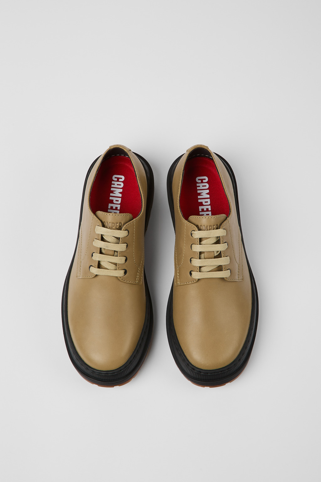 Brutus Trek MICHELIN Beige leather shoes for women - Image 4