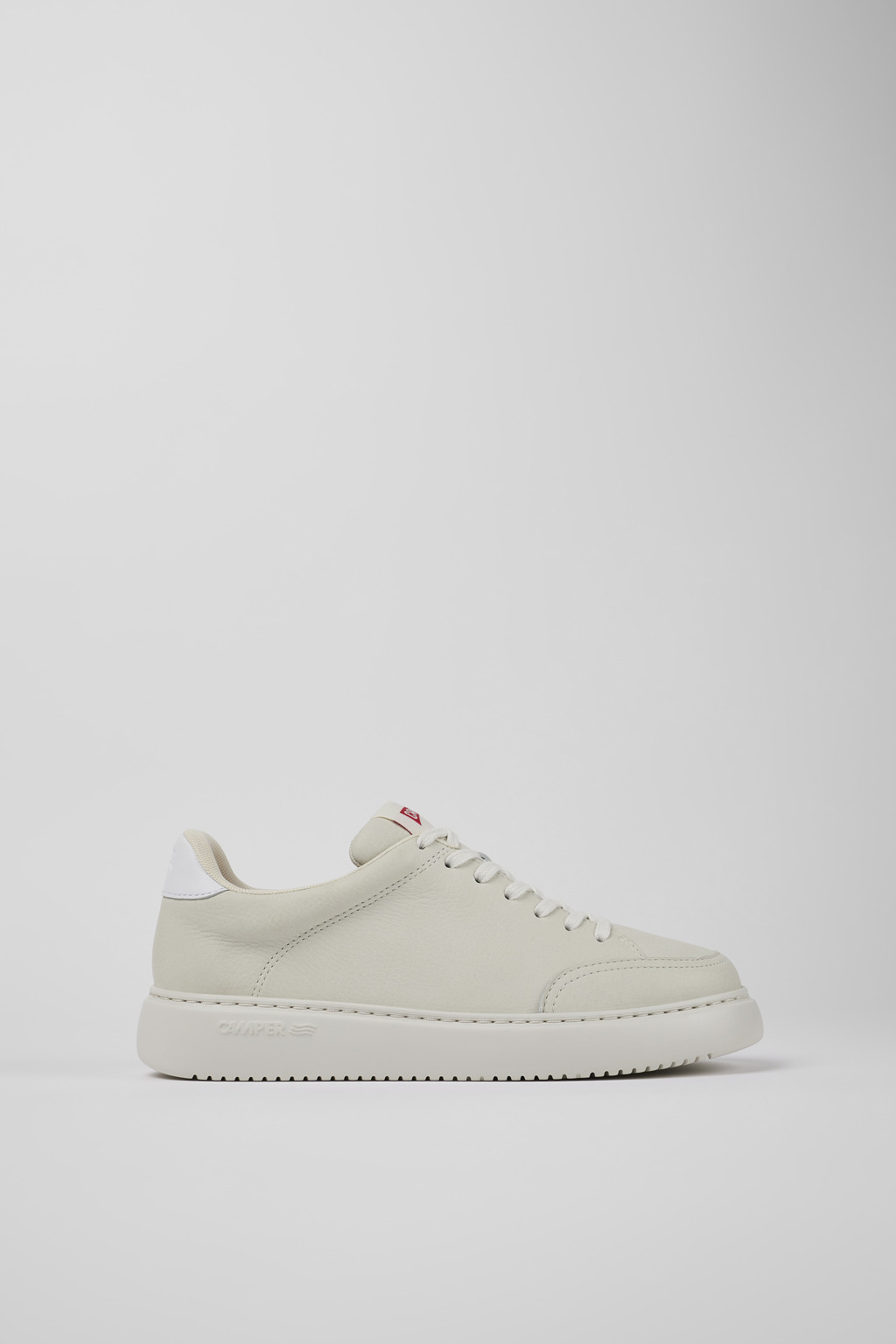 Runner K21 White Leather Shoes for Women. - Image 2